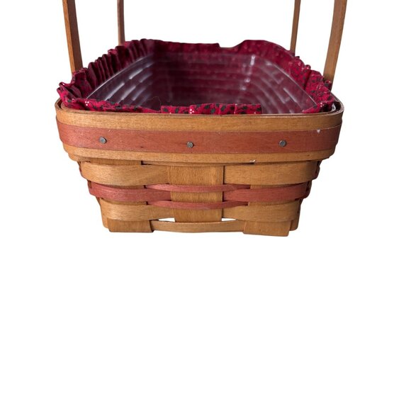 Vintage 1991 Longaberger Rectangle Basket with Double Swing Handles - Picture 5 of 13